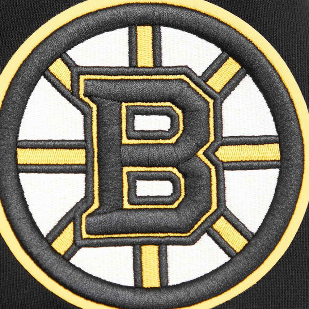 NHL Boston Bruins Pro Standard Crest Emblem Pullover Sweatshirt - Black