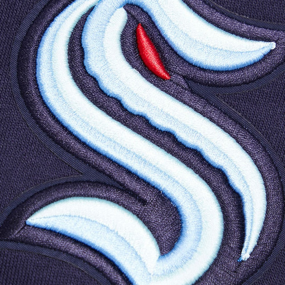 NHL Seattle Kraken Pro Standard Crest Emblem Pullover Sweatshirt - Deep Sea Blue