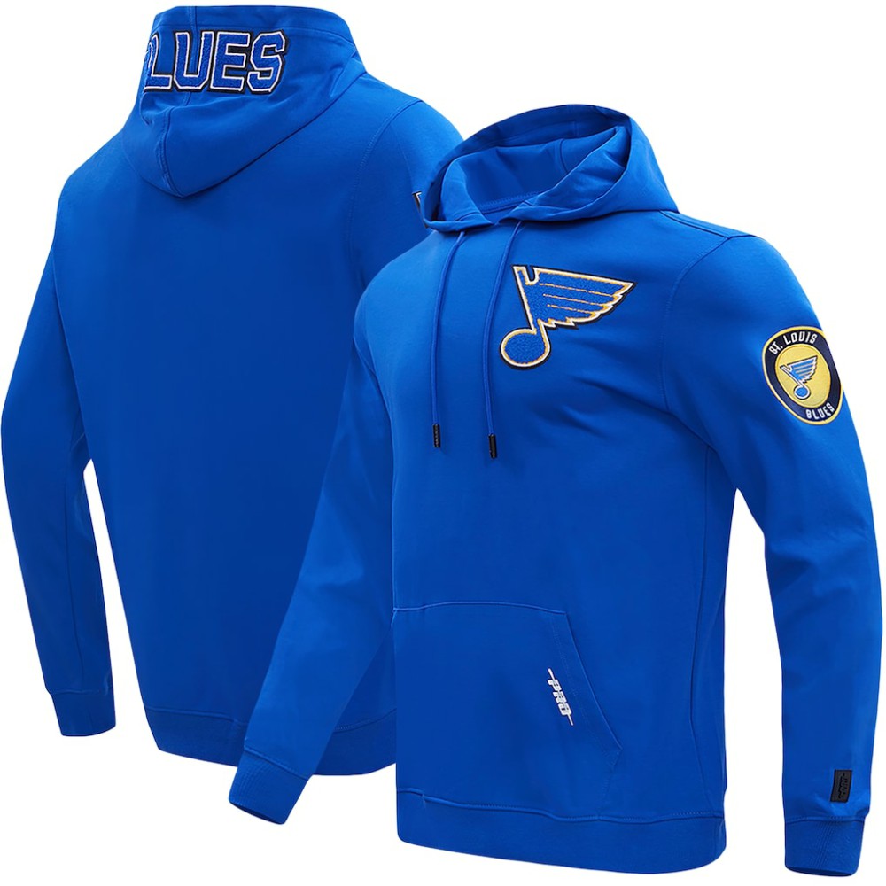 NHL St. Louis Blues Pro Standard Classic Pullover Hoodie - Blue