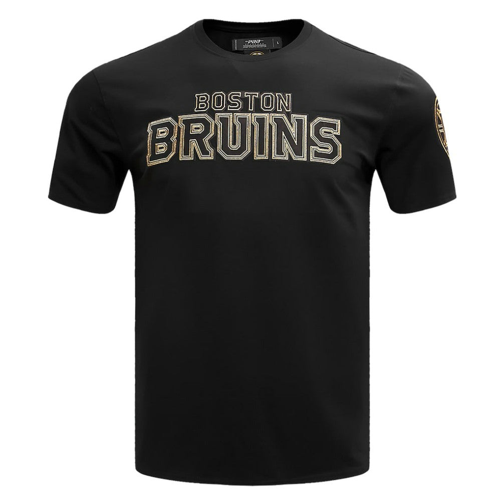 NHL Boston Bruins Pro Standard Wordmark T-Shirt - Black