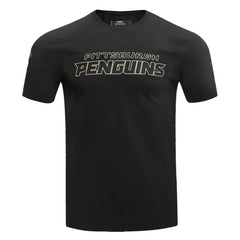 NHL Pittsburgh Penguins Pro Standard Wordmark T-Shirt - Black