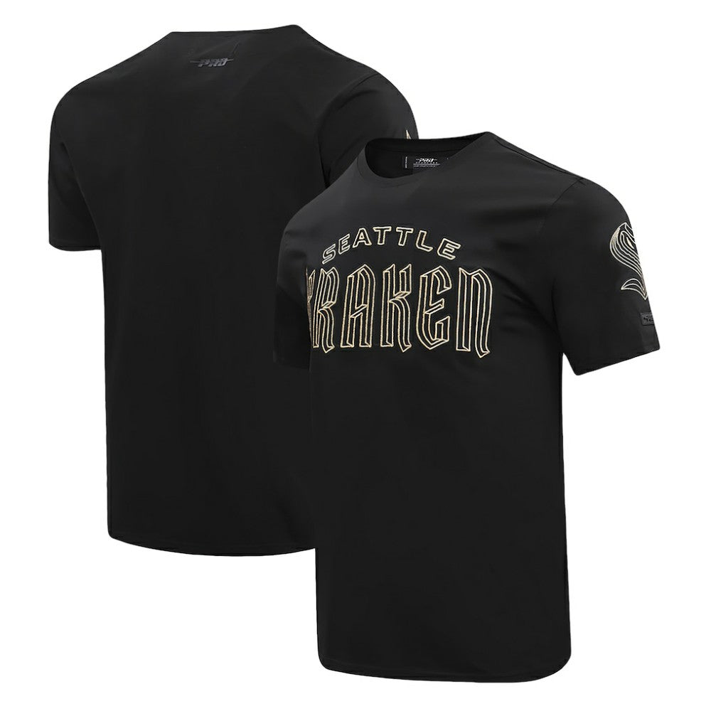 NHL Seattle Kraken Pro Standard Wordmark T-Shirt - Black