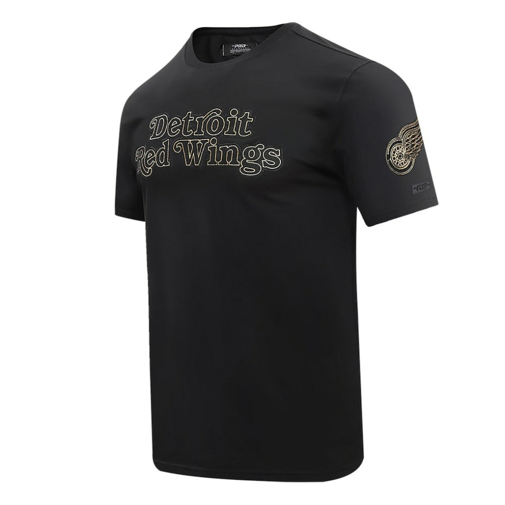 NHL Detroit Red Wings Pro Standard Wordmark T-Shirt - Black