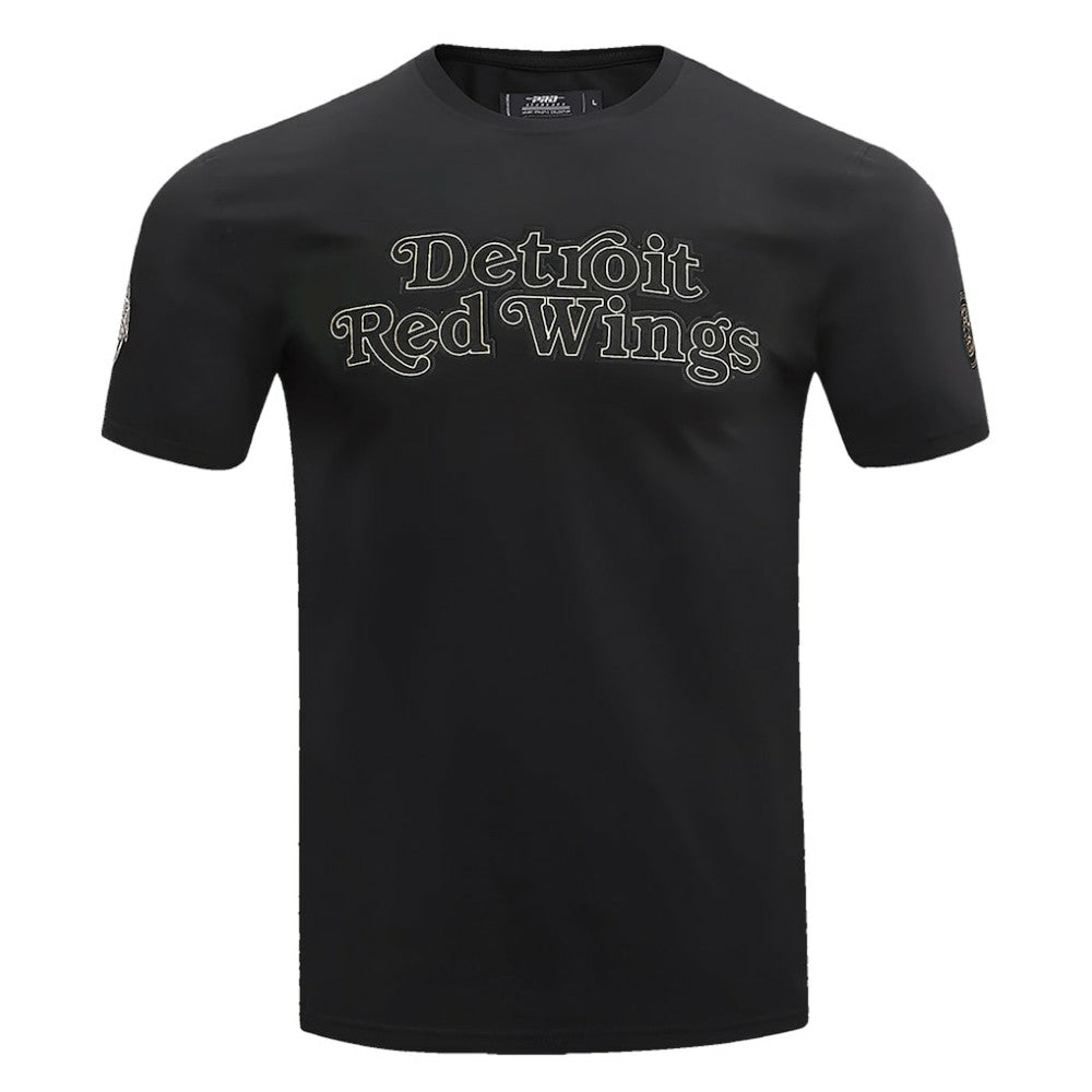 NHL Detroit Red Wings Pro Standard Wordmark T-Shirt - Black