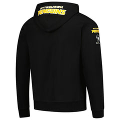 NHL Pittsburgh Penguins Pro Standard Classic Chenille Full-Zip Hoodie Jacket - Black
