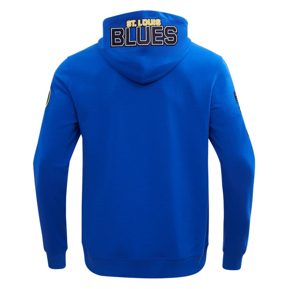 NHL St. Louis Blues Pro Standard Classic Chenille Full-Zip Hoodie Jacket - Blue