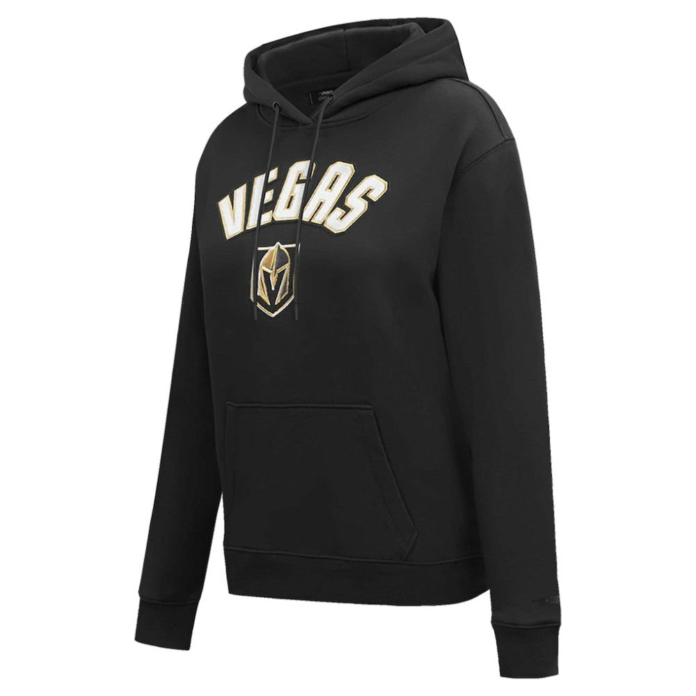 NHL Vegas Golden Knights Pro Standard Women's Classic Chenille Pullover Hoodie - Black