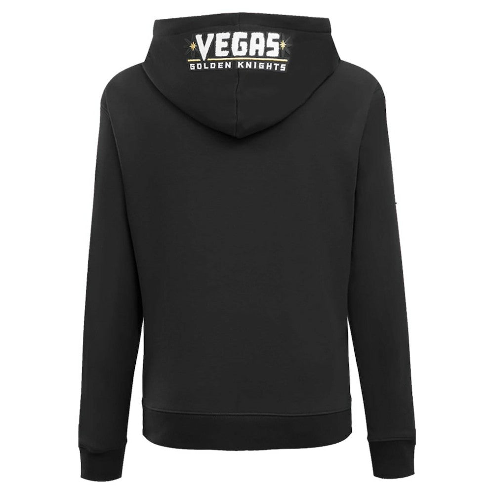 NHL Vegas Golden Knights Pro Standard Women's Classic Chenille Pullover Hoodie - Black