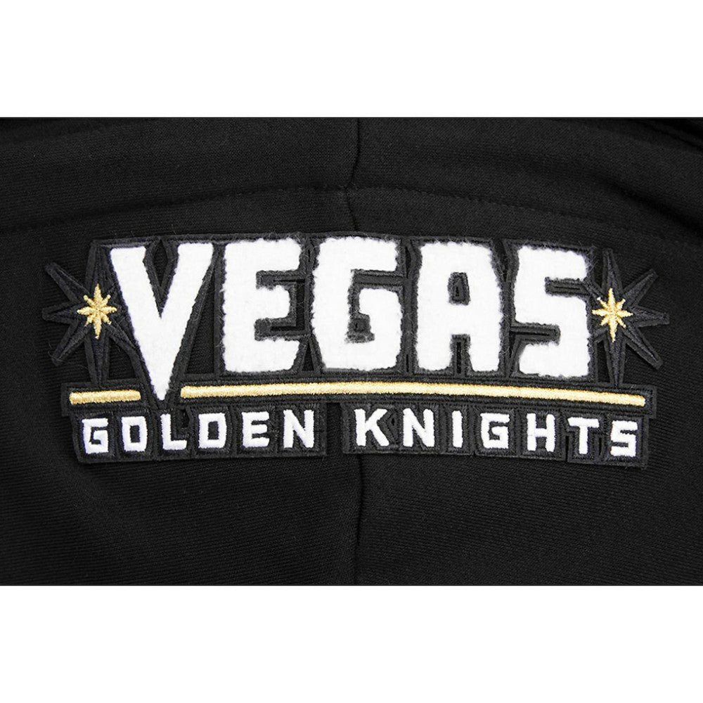 NHL Vegas Golden Knights Pro Standard Women's Classic Chenille Pullover Hoodie - Black