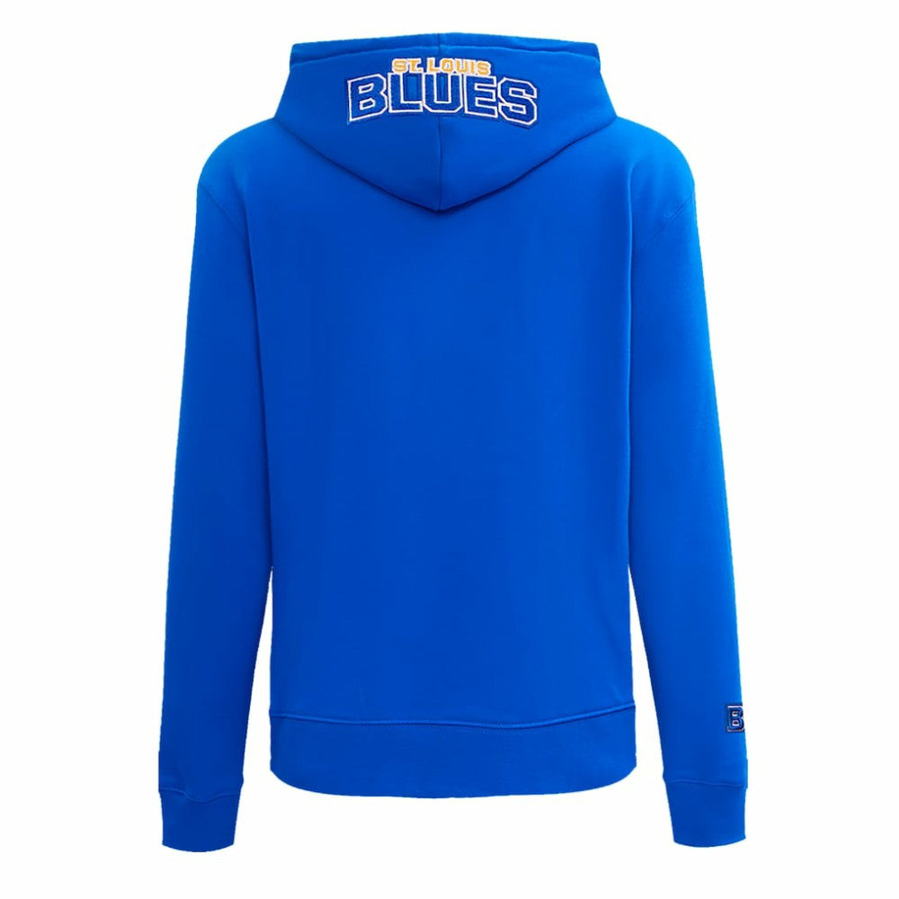 NHL St. Louis Blues Pro Standard Women's Classic Chenille Pullover Hoodie - Blue