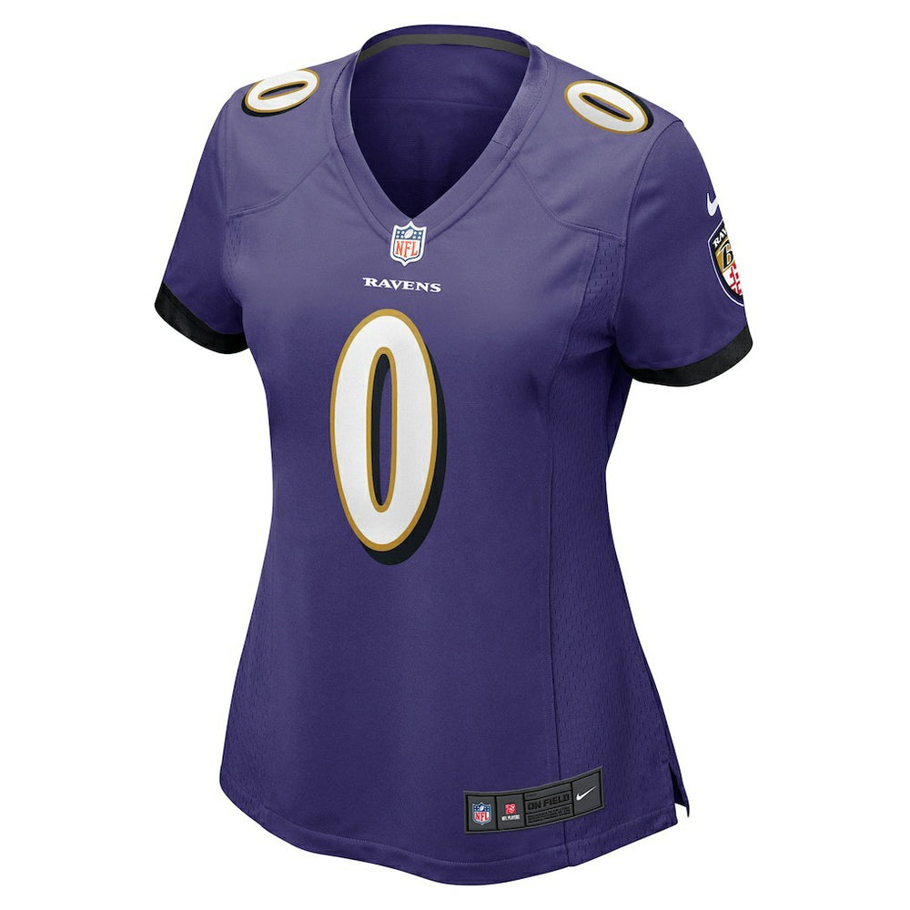 Roquan Smith Baltimore Ravens Women's Team Game Jersey Purple