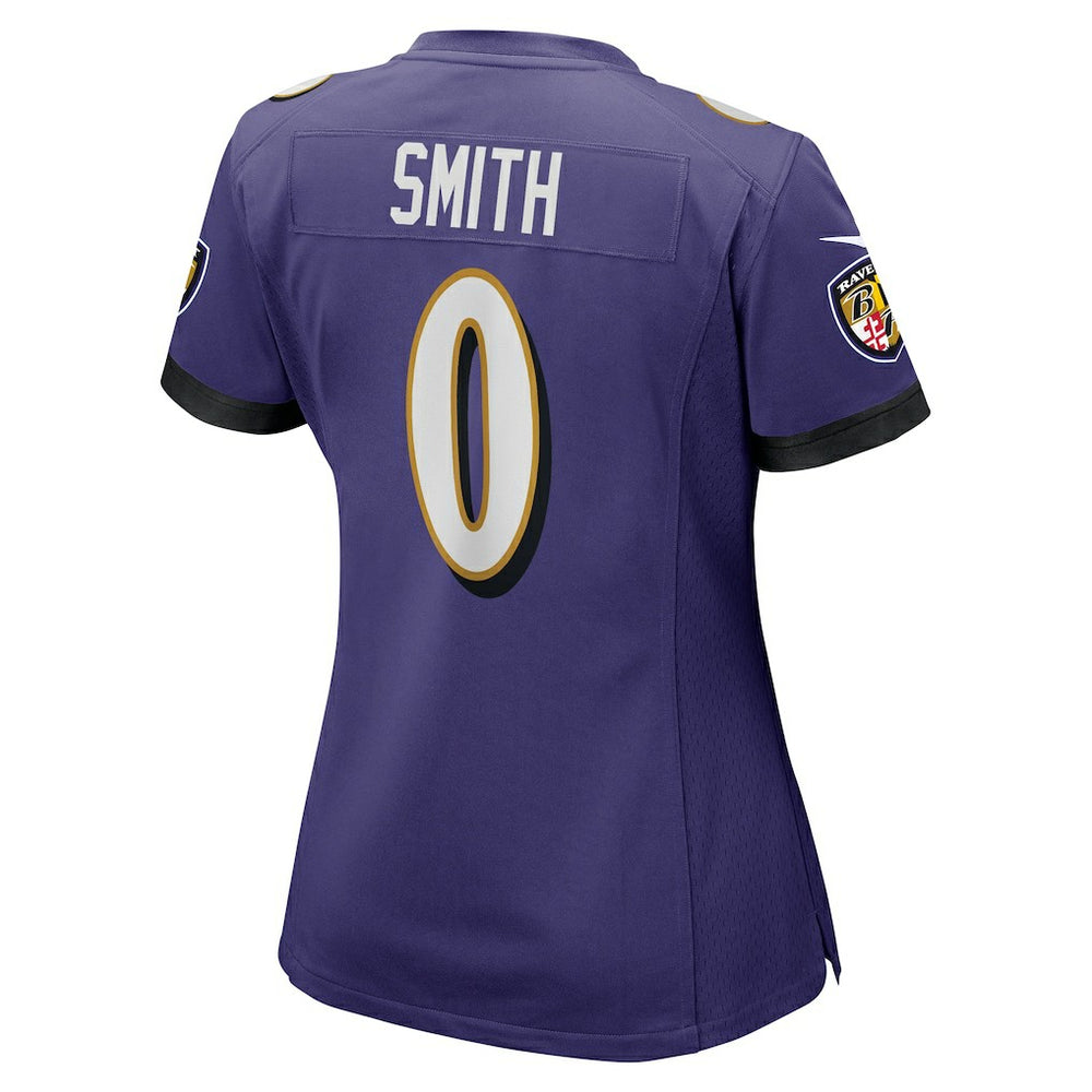 Roquan Smith Baltimore Ravens Women's Team Game Jersey Purple