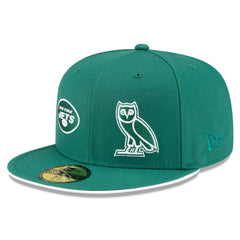 New York Jets New Era OVO x NFL 59FIFTY Fitted Hat Green