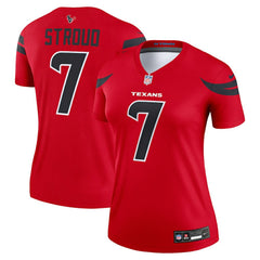 C.J. Stroud Houston Texans Women's Alternate Legend Player Performance Top Red