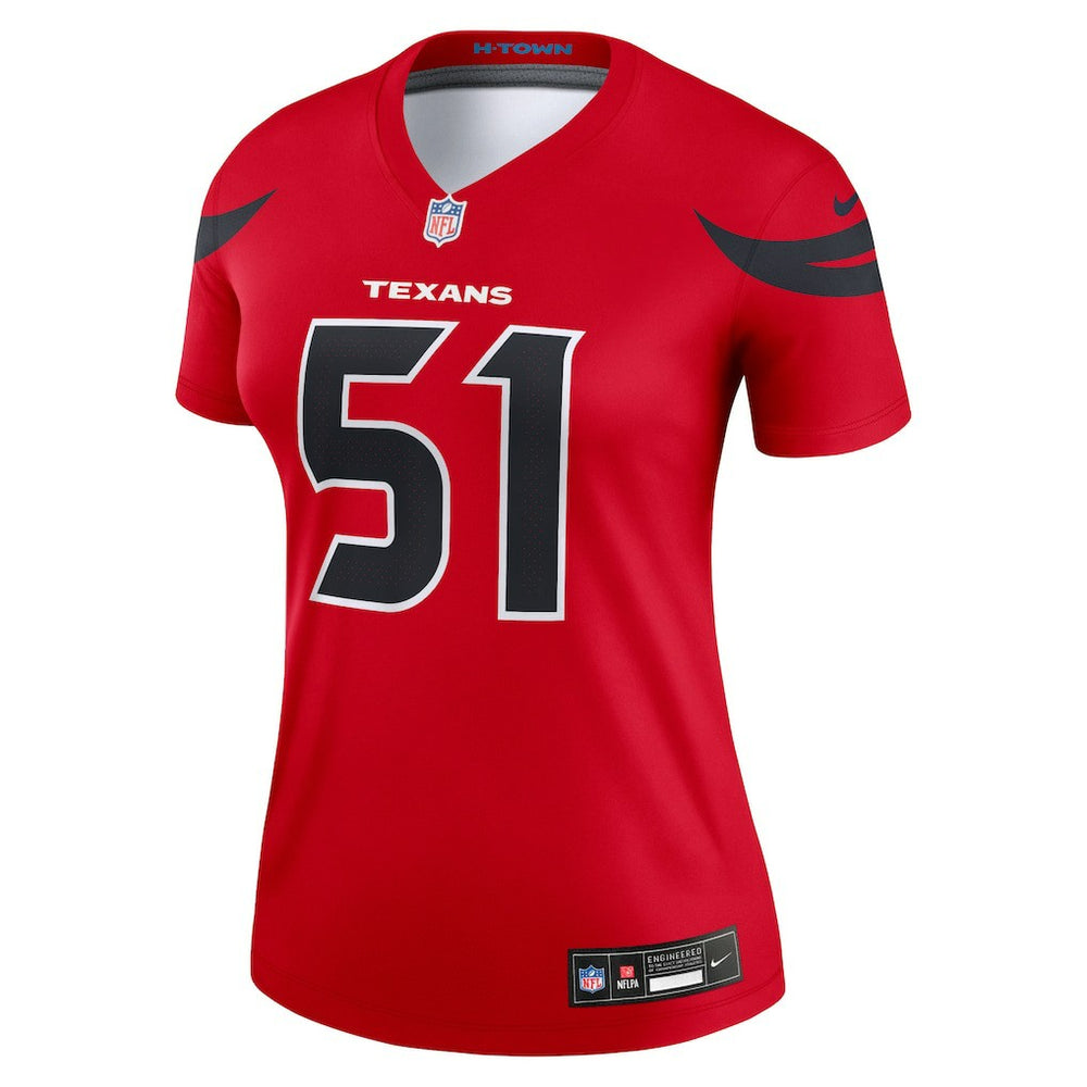 Will Anderson Jr. Houston Texans Women's Alternate Legend Player Performance Top Red