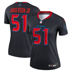 Will Anderson Jr. Houston Texans Women's Alternate Legend Player Performance Top Navy