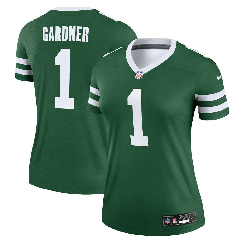 Ahmad Sauce Gardner New York Jets Women's Legend Player Performance Top Legacy Green