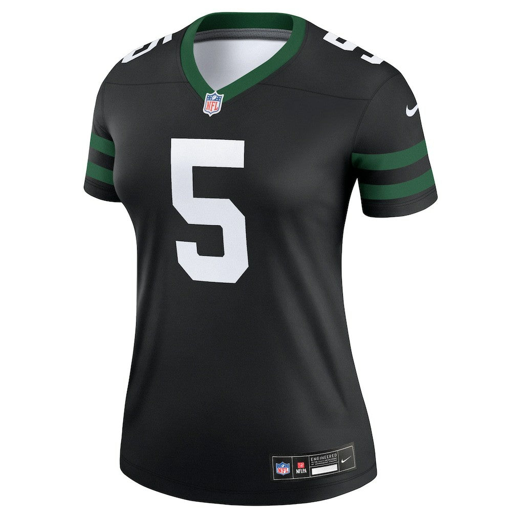 Garrett Wilson New York Jets Women's Alternate Legend Player Performance Top Legacy Black