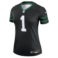 Ahmad Sauce Gardner New York Jets Women's Alternate Legend Player Performance Top Legacy Black