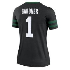 Ahmad Sauce Gardner New York Jets Women's Alternate Legend Player Performance Top Legacy Black