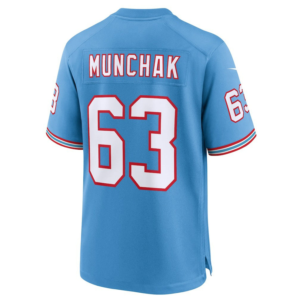 Mike Munchak Tennessee Titans Retired Player Alternate Game Jersey Light Blue