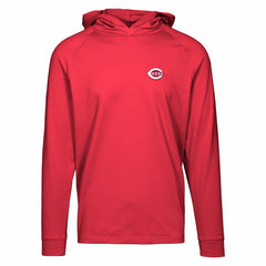 Cincinnati Reds Levelwear Dimension Insignia 2.0 Pullover Hoodie - Red Hoodies