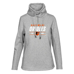 Baltimore Orioles Levelwear Women's Verve Loop Pullover Sweatshirt - Heather Gray Pullover