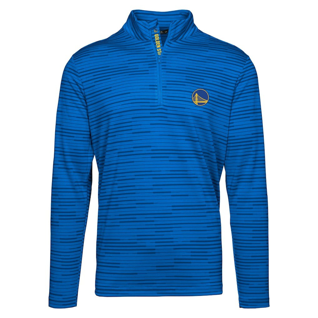 Golden State Warriors Levelwear Gear Insignia Core Quarter-Zip Pullover Top Royal