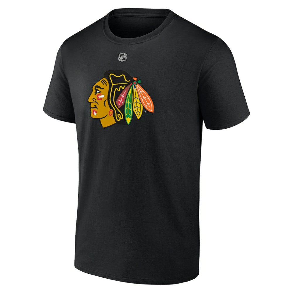 NHL Corey Perry Chicago Blackhawks Fanatics Authentic Stack Name & Number T-Shirt - Black