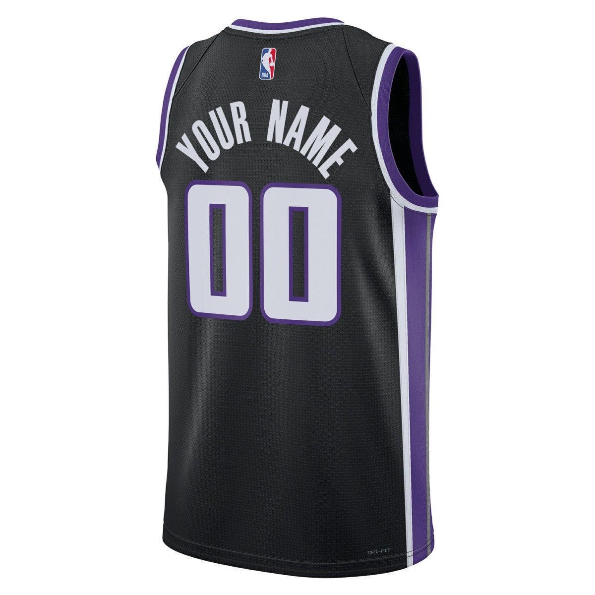 Sacramento Kings Unisex Swingman Custom Jersey Icon Edition Black