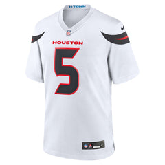 Jalen Pitre Houston Texans Game Jersey White