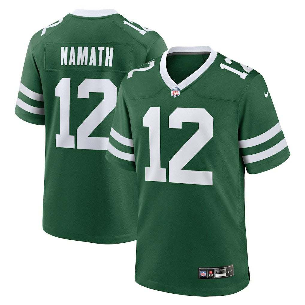 Joe Namath New York Jets Game Jersey Legacy Green