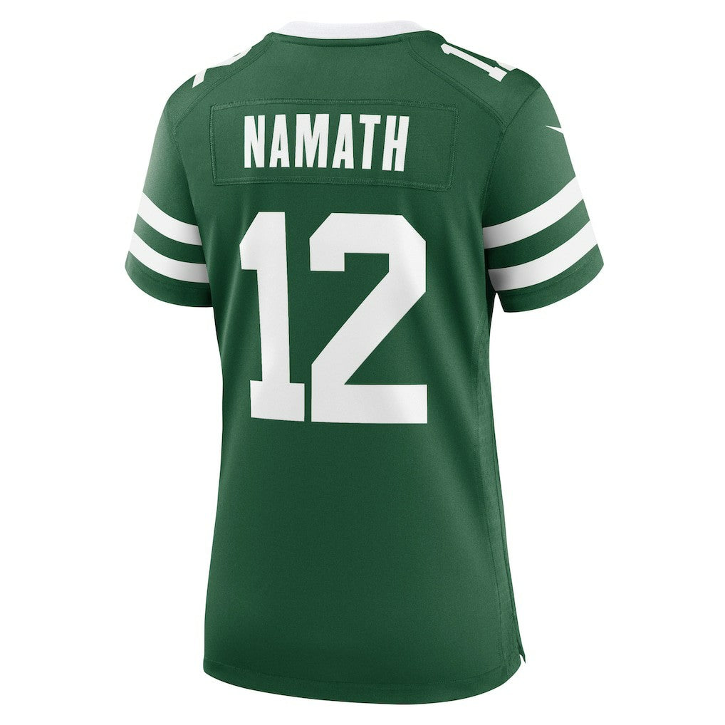 Joe Namath New York Jets Women's Retired Player Game Jersey Legacy Green