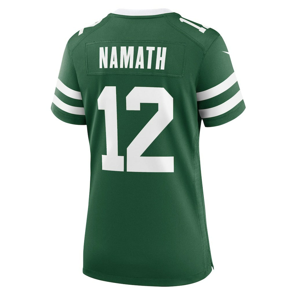 Joe Namath New York Jets Women's Retired Player Game Jersey Legacy Green