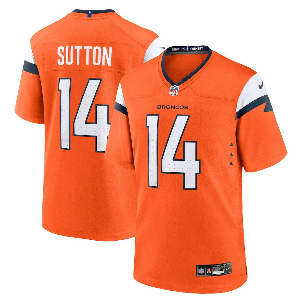 Courtland Sutton Denver Broncos Mile High Collection Game Jersey Orange