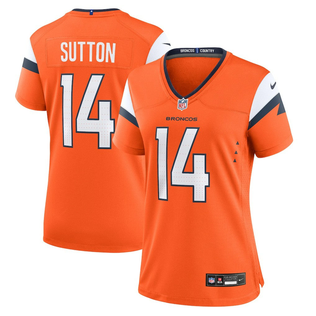 Courtland Sutton Denver Broncos Women's Mile High Collection Game Jersey Orange