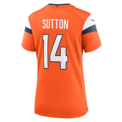 Courtland Sutton Denver Broncos Women's Mile High Collection Game Jersey Orange