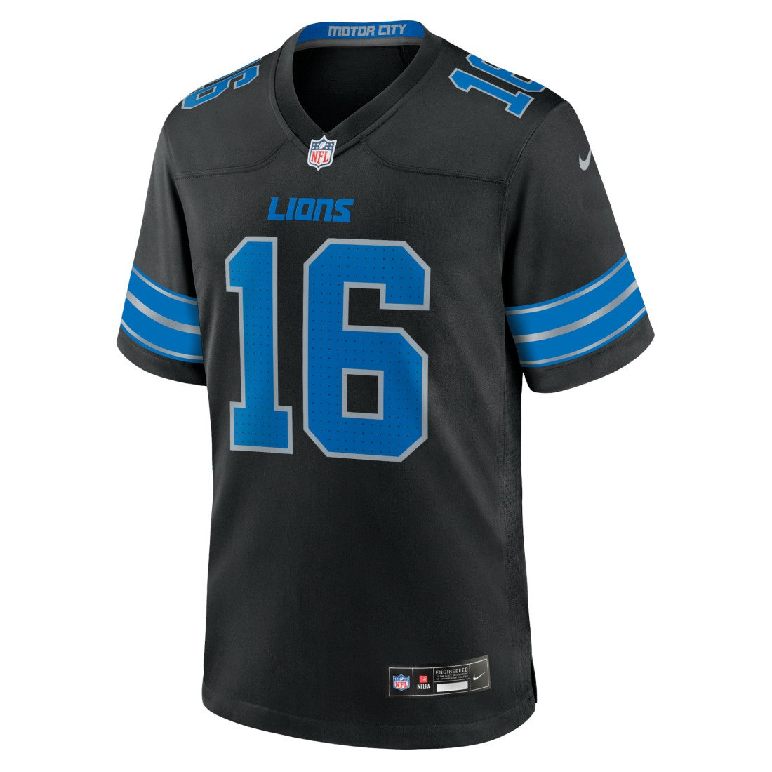 Jared Goff Detroit Lions 2nd Alternate Game Jersey Black