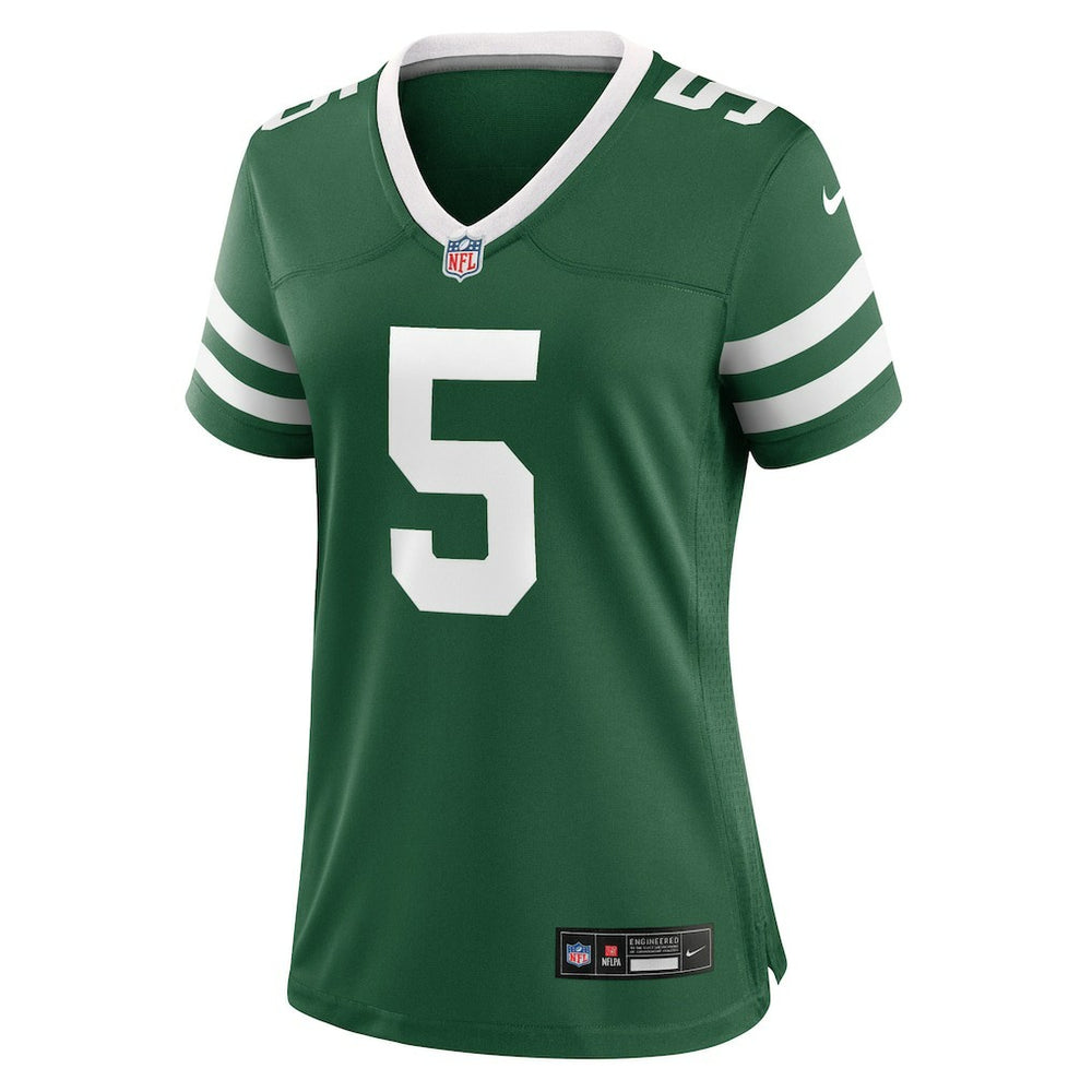 Garrett Wilson New York Jets Women's Game Jersey Legacy Green