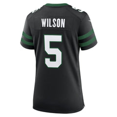 Garrett Wilson New York Jets Women's Alternate Game Jersey Legacy Black