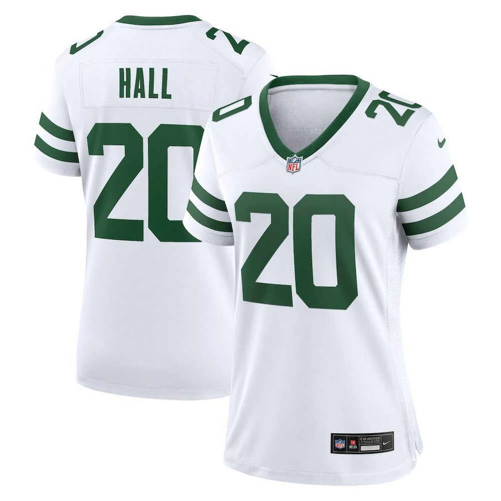 Breece Hall New York Jets Women's Game Jersey Legacy White