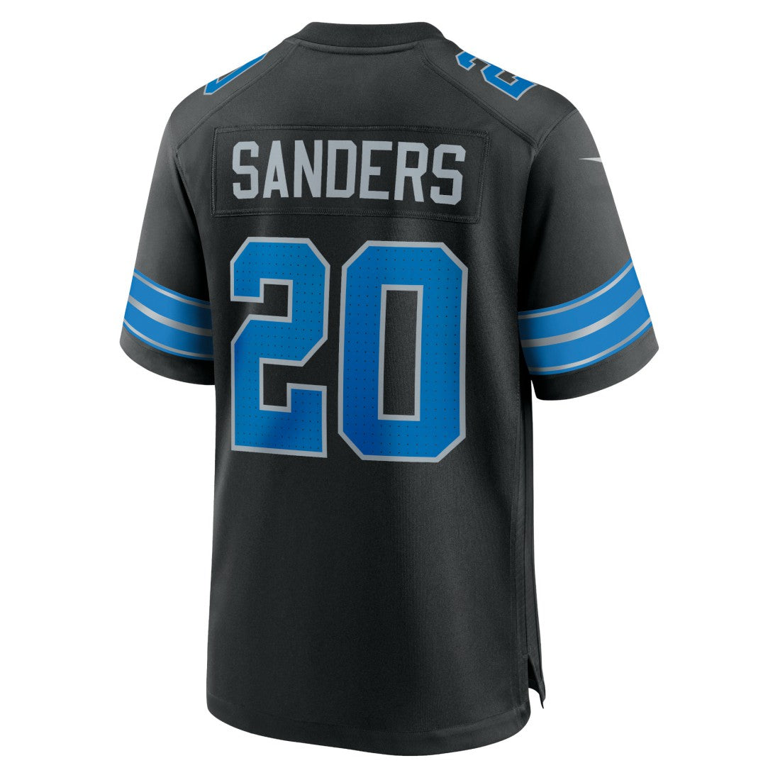 Barry Sanders Detroit Lions 2nd Alternate Retired Player Game Jersey Black