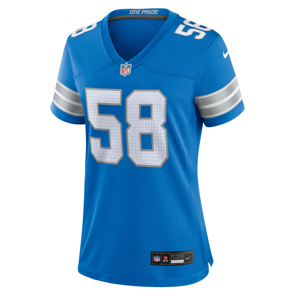 Penei Sewell Detroit Lions Women's Game Jersey Blue