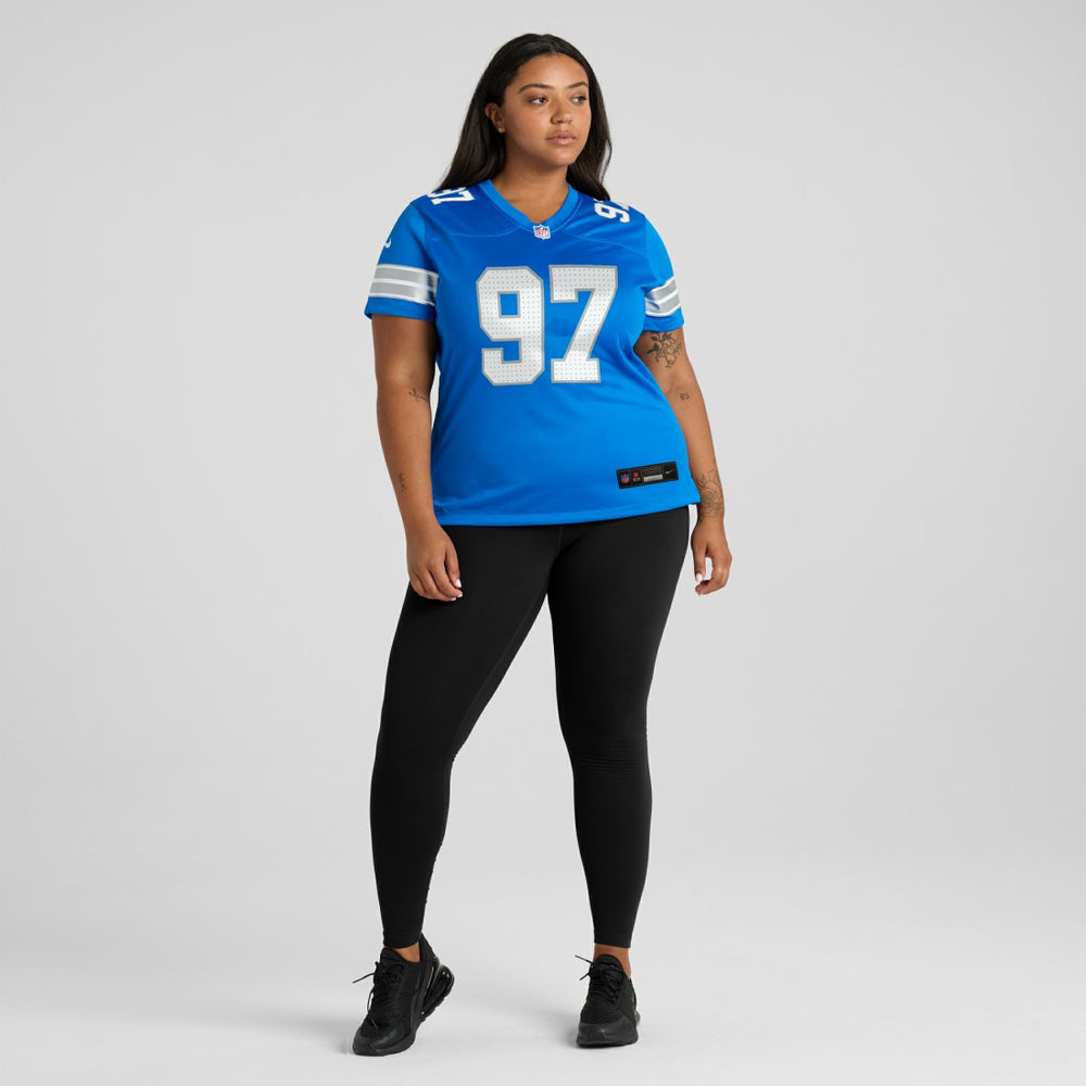 Aidan Hutchinson Detroit Lions Women's Game Jersey Blue