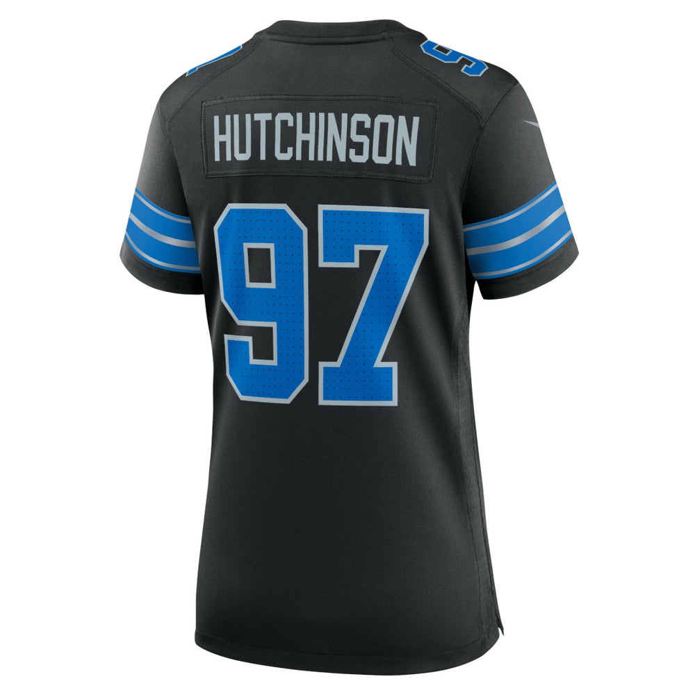 Aidan Hutchinson Detroit Lions Women's 2nd Alternate Game Jersey Black