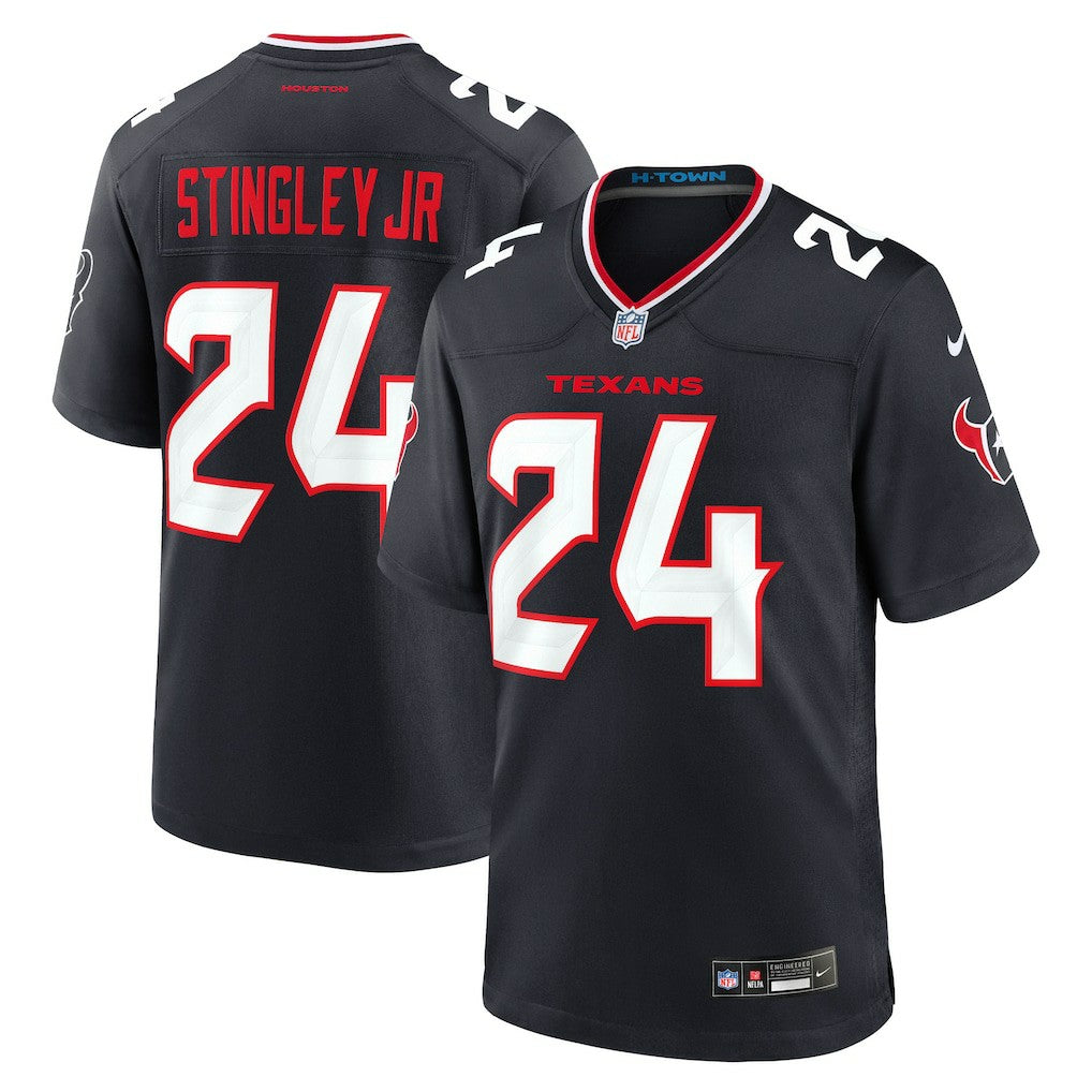 Derek Stingley Jr. Houston Texans Game Jersey Navy