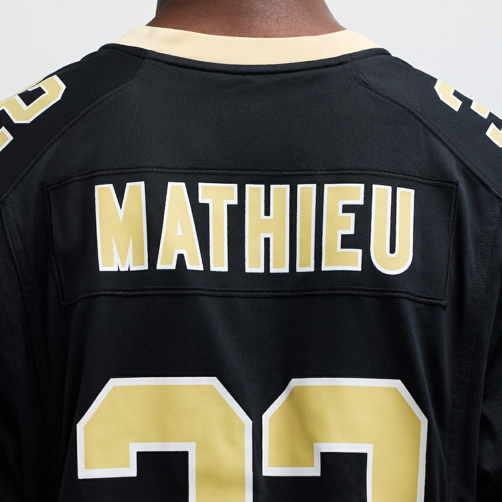 Tyrann Mathieu New Orleans Saints Game Jersey Black