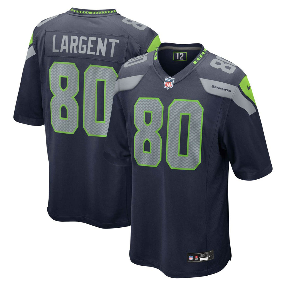 Steve Largent Seattle Seahawks Retired Player Game Jersey College Navy