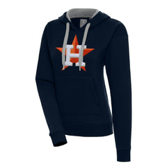 Houston Astros Antigua Women's Victory Pullover Hoodie - Navy Hoodies