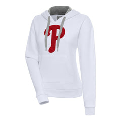 Philadelphia Phillies Antigua Women's Victory Pullover Hoodie - White Hoodies
